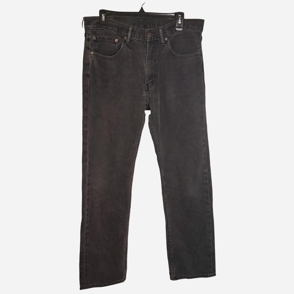 Mens Levi's 505 black jeans  34x32